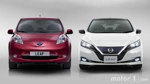 Open the door of your nissan vehicle and sit down behind the wheel. 2018 Nissan Leaf Compared To 2017 Leaf Video