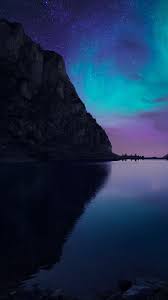 03658 Nightfallatlakeaurora 750x1334 Jpg 750 1334 Northern Lights Wallpaper Iphone 6s Wallpaper Phone Wallpaper