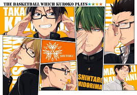 midorima shintarou miyaji kiyoshi takao kazunari 秀徳 イラスト 高尾和成