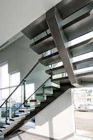 Backbone Stairs Central Stringer Battig Design Stairs Staircase Design Metal Staircase