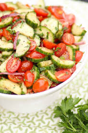 Tomato Cucumber Salad A Southern Soul Great Salad Recipes Cucumber Recipes Salad Easy Salads