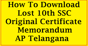 Replaceone throws duplicate key exception. How To Download Lost 10th Ssc Original Certificate Memorandum Ap Telangana Ap Telangana Tet Trt Dsc Jobs Notification Study Material Download Apply Online