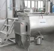 Double Screw Mixer Horizontal Ribbon Blender Dry and Wet Powder Mixing  Machine for Sale