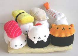 Sushi Pillow Cat By Lea Sushi Plush Sushi Cat Kawaii Plush