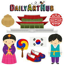 Traditional Korea Clip Art Set Daily Art Hub Free Clip Art Everyday Cupcake Toppers Paper Clip Art Digital Clip Art