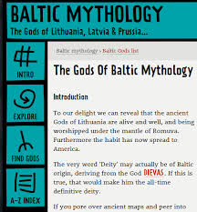 Baltic Mythology The Gods Of Lithuania And Latvia Lithuania Mythology Lithuania Travel