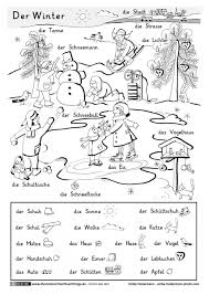 Durch Das Jahr Winter Heidemann Deutsch Lernen Deutsch Lernen