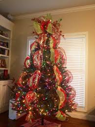 Tree Topper Christmas Deco Mesh Christmas Tree Topper Decorations Holiday Christmas Tree Mesh Christmas Tree