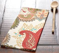 linden paisley print kitchen towel