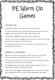 Pe Warmup Games 9 Different Games To Warm Up Your Kids Before Sport Detailed Ins Gym Games For Kids Physical Education Games Physical Education Activities