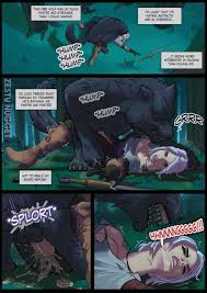 Ciri vs Dire Wolf by ZestyNugget - Hentai Foundry