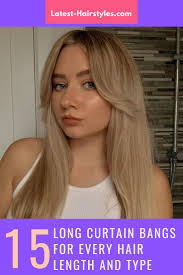 Trend Alert: Long Curtain Bangs + 15 Ideas for Every Hair Length and Type