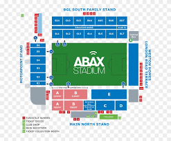 abax stadium peterborough united seating plan hd png