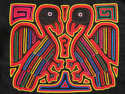 Traditionelle Molas Details Panama Mola Traditionell