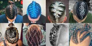 This unique style mixed braids and a man bun. 25 Cool Braids Hairstyles For Men 2020 Guide