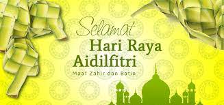 To all muslim friends have a joyful holiday and wishing you all a safe journey back to your loved ones. Selamat Hari Raya Happy Holidays