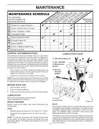 Maintenance Poulan Pro Pr624es Snow Thrower User Manual