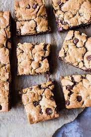 Healthy Ish Chocolate Chip Cookie Bars Half Baked Harvest Recipe Chocolate Chip Cookie Bar Recipe Healthy Chocolate Chip Chocolate Chip Recipes