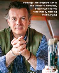 Every one of my paintings comes from a residency. Each residency uncovers  old and new stories, revealing perspectives that most people would never  otherwise get to see. My role is to record
