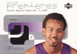 Chris Jefferies 2002/03 Upper Deck Season Premieres Jersey ｜カードファナティック公式通販