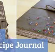 How to Make a Leather Journal | Bookbinding Tutorial For ...
