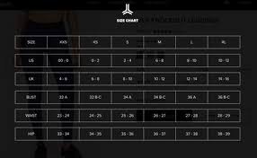 ultracor size chart open court