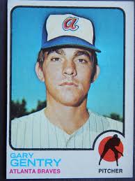 Gary Gentry #288 Topps 1973 Baseball Card (Atlanta Braves) VG