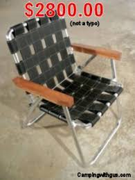 This Must Be The Most Expensive Folding Aluminum Camp Or Lawn Chair Ever 2800 Dollars Really Lawn Chairs Chair Redo Chair