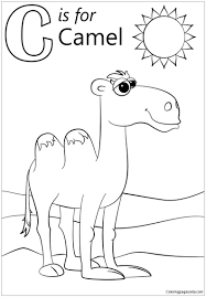 Select from 35919 printable crafts of cartoons, nature, animals, bible and many more. Letter C Is For Camel Coloring Pages Alphabet Coloring Pages Coloring Pages For Kids And Adults