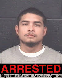Rigoberto Manuel Arevalo, age 21, who was wanted for his connection with an  accident that occurred at the 2500 block of Lomas Del Sur