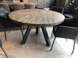Mit der größe von ca. Runder Tisch Grau Tisch Rund Grau Industriedesign Esstisch Rund Grau Esstisch Grau Durchmesser 120 Cm