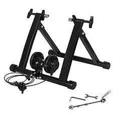 Indoor Exercise Bike Stand Trainer Bicycle Rack Floor Storage Holder 5 Levels Resistance Stationary Hous Indoor Bike Indoor Bike Workouts Indoor Bike Storage