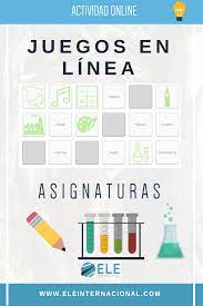 Actividades Online Juegos De Vocabulario En Clase De Espanol Las Asignatu Estrategias De Ensenanza Aprendizaje Estrategias De Ensenanza Tecnicas De Ensenanza