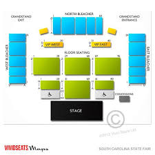 pepsi grandstand layout south carolina state fair state