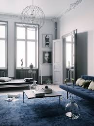 Blue Scandinavian Interior Scene 3d Model Living Room Scandinavian Scandinavian Room Decor Blue Living Room