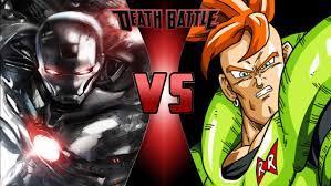 Gero to be created exclusively from synthetic technology. War Machine Vs Android 16 By Omnicidalclown1992 On Deviantart