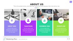 In this section, there are templates with images, diagrams. Marketing Plan Powerpoint Presentation Template Slidemodel