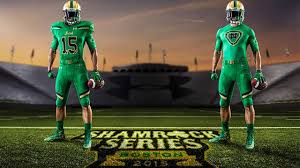 Notre Dame Boston College Shamrock Series New Uniforms