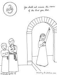 To download any of the pages i've published in the past, simply follow this link: 3rd Commandment Coloring Page Not Misuse The Name Of The Lord