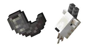 minecraft goat and goat horn in 2021 goat horns minecraft goats