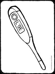 Pypus is now on the social networks, follow him and get latest free coloring pages and much more. Thermometer Kiddicolour