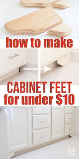 8 Bathroom Cabinet Feet Diy Home Improvement Home Improvement Projects Home Diy