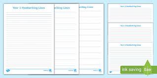 Preschool writing workbook with sight words for pre k. Handwriting Lines Handwriting Sheets Year 1 Twinkl