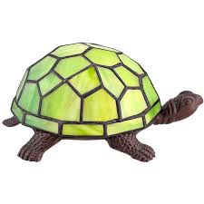 Universal Lighting And Decor Green Tiffany Shell Turtle Accent Led Lamp Turtle Animal Lamp Novelty Lamps