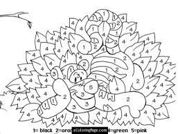 Color By Numbers Tigger Winnie The Pooh Free Coloring Pages Color By Number Printable Coloring Pages