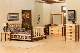 Shop from the world's largest selection and best deals for cedar bedroom home furniture. Rustic Pine 5 Pc Log Furniture Set Bed Cedar Dresser Ranch Series Suite For Sale Online Ebay