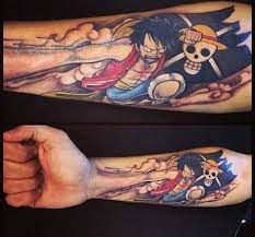 The tattoo wasn't present in volume 0 when roger was executed 24 yrs ago, but present 12 yrs ago when dragon saved sabo. Luffy Tattoos Designs Ideas And Meaning Tattoos For You
