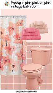 Continue to 19 of 32 below. 13 Ideas To Decorate An All Pink Tile Bathroom Retro Renovation
