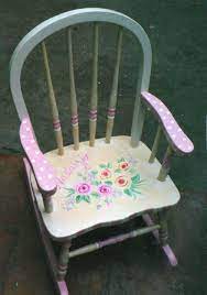 bow back flower rocking chair kids rocker hand painted rocking chair children s hand painted furniture painted rocking chairs kids rocking chair painted kids chairs