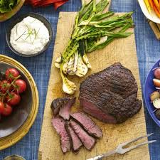 London Broil With Creamy Horseradish Sauce Recipe Yummly Recipe Creamy Horseradish Sauce Horseradish Sauce London Broil